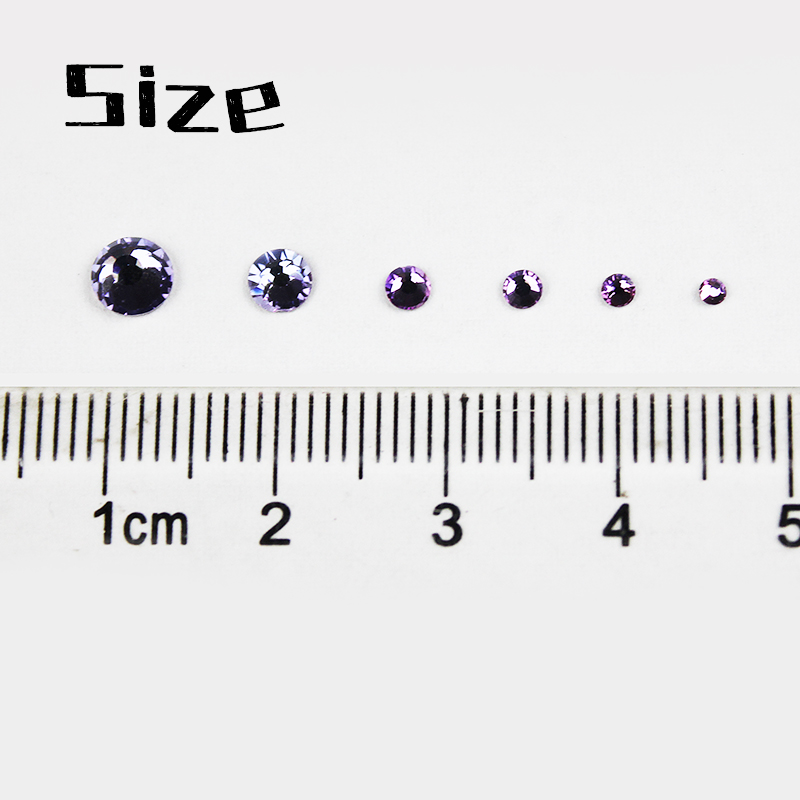 nail iridescent rhinestone