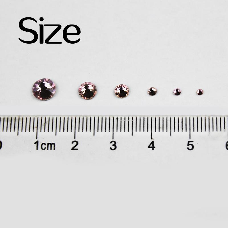 nail iridescent rhinestone