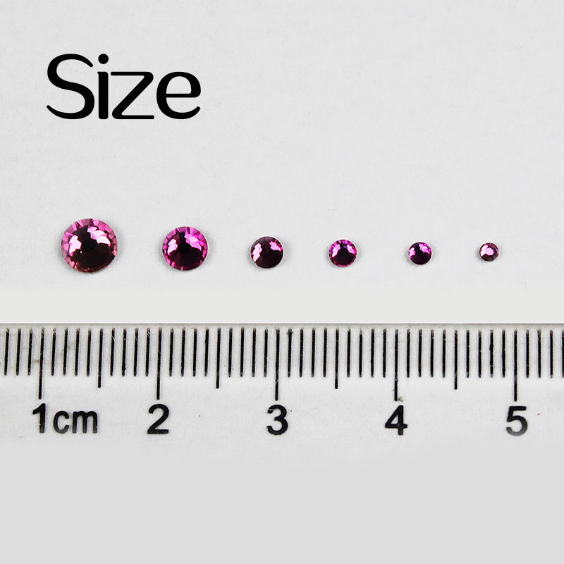 nail iridescent rhinestone