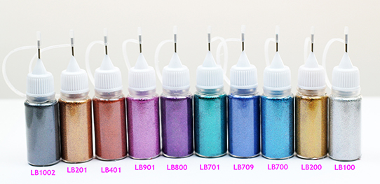 laser glitter powder in bottle