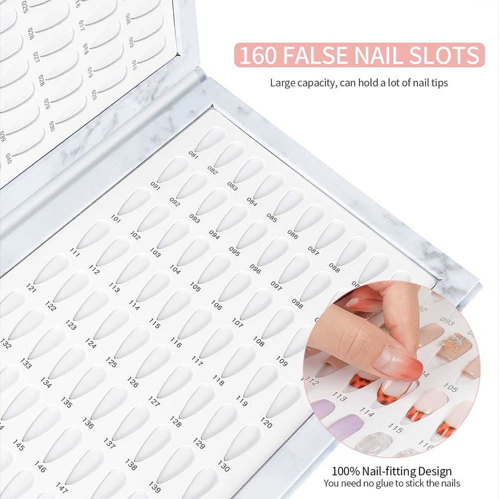 manicure display board 160 color card book