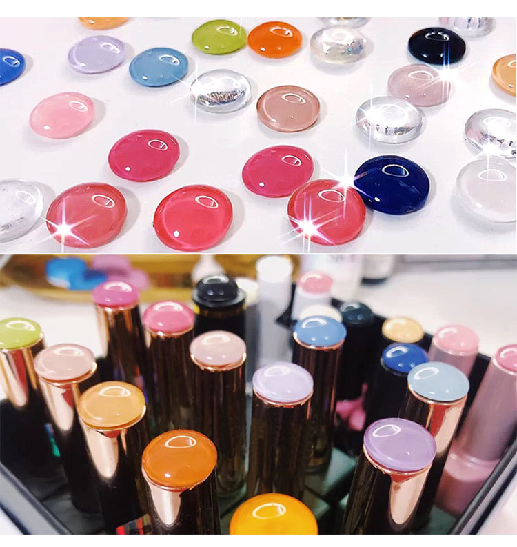 nail color card ripple color display card nail shop coloring transparent glass color card
