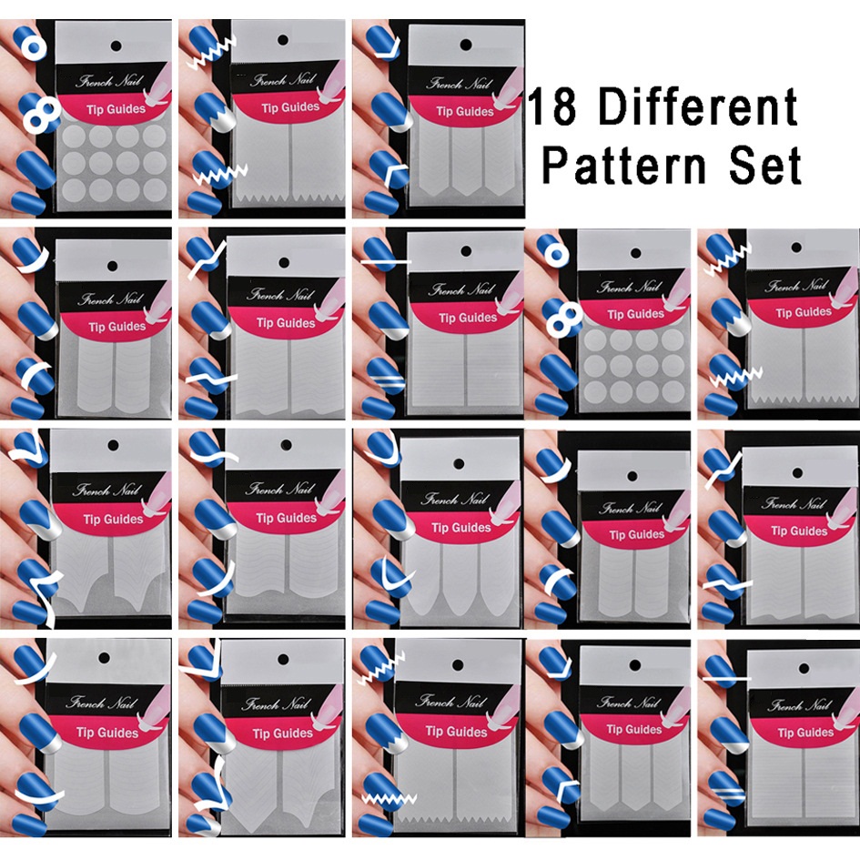 24 patterns tip guide in one set