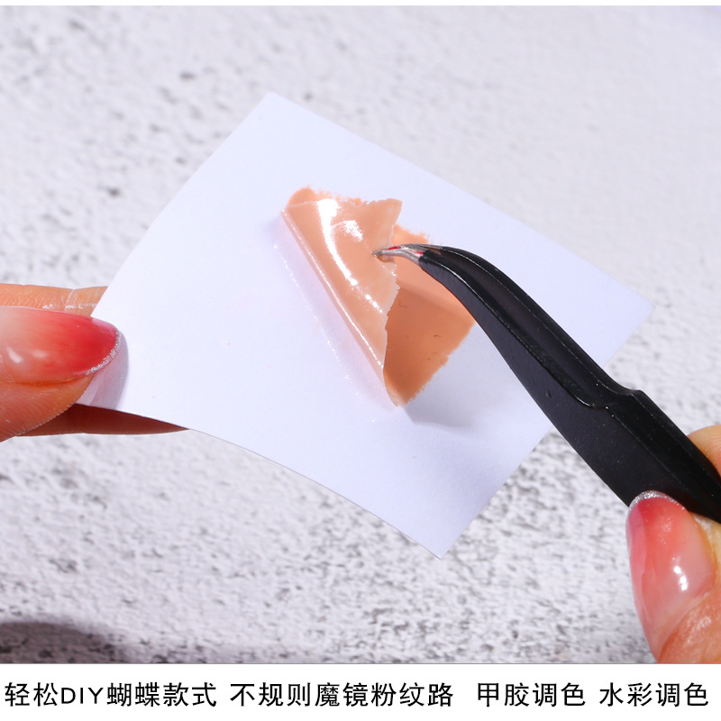 nail tools disposable multi-function color paper double glossy painted adjustable paper