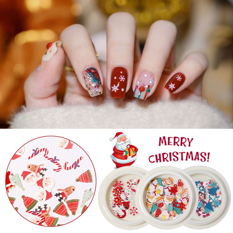 nail art ornament nail art halloween christmas handmade wood patch