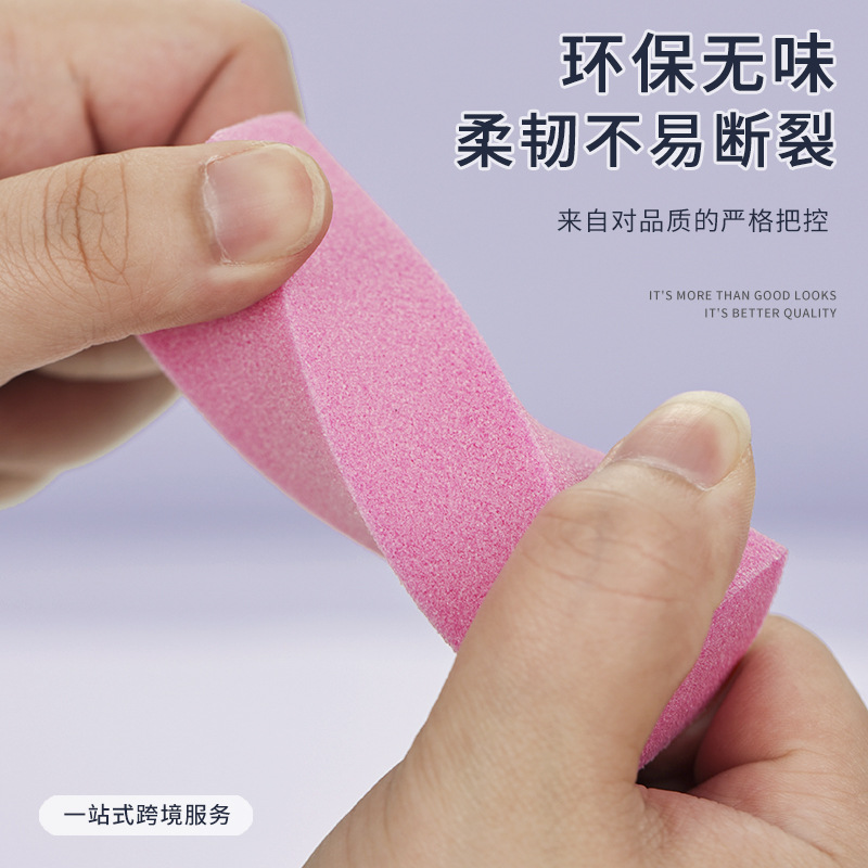 nail polish sponge polishing high elastic block