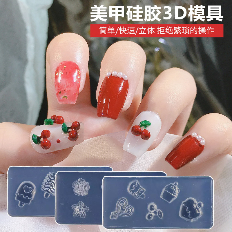 3d acrylic nail mould