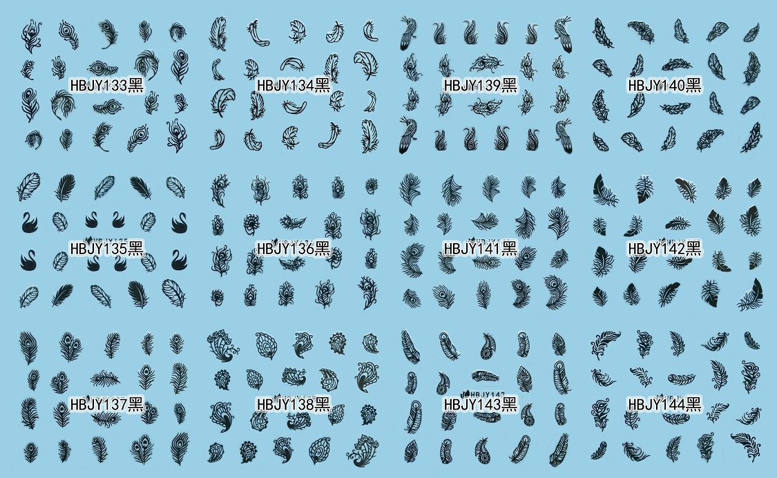 hbjy series nail sticker