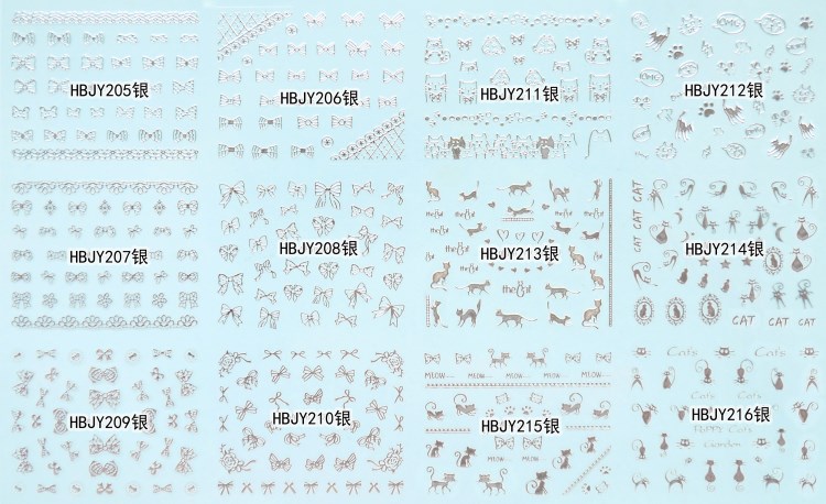 hbjy series nail sticker