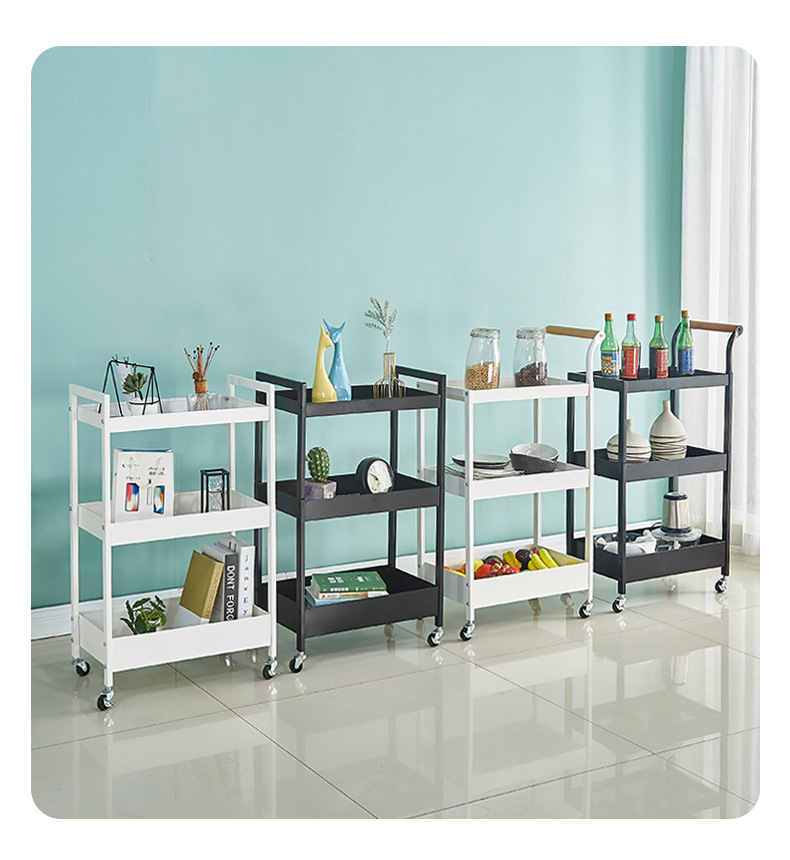 square rack cart removable multipurpose shelf