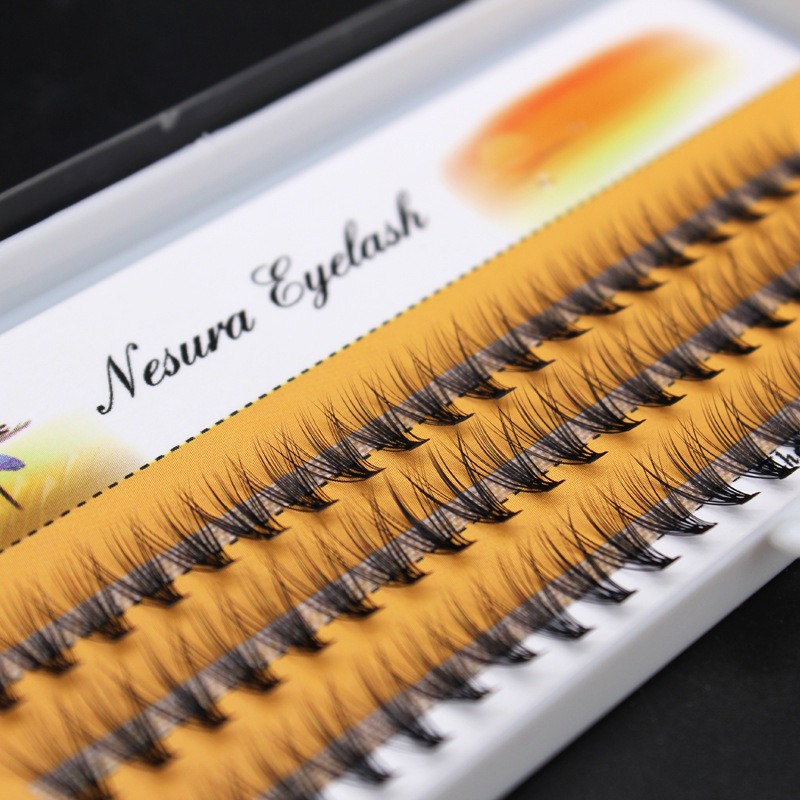 0.07 material 20d single cluster self grafting naturally dense false eyelashes