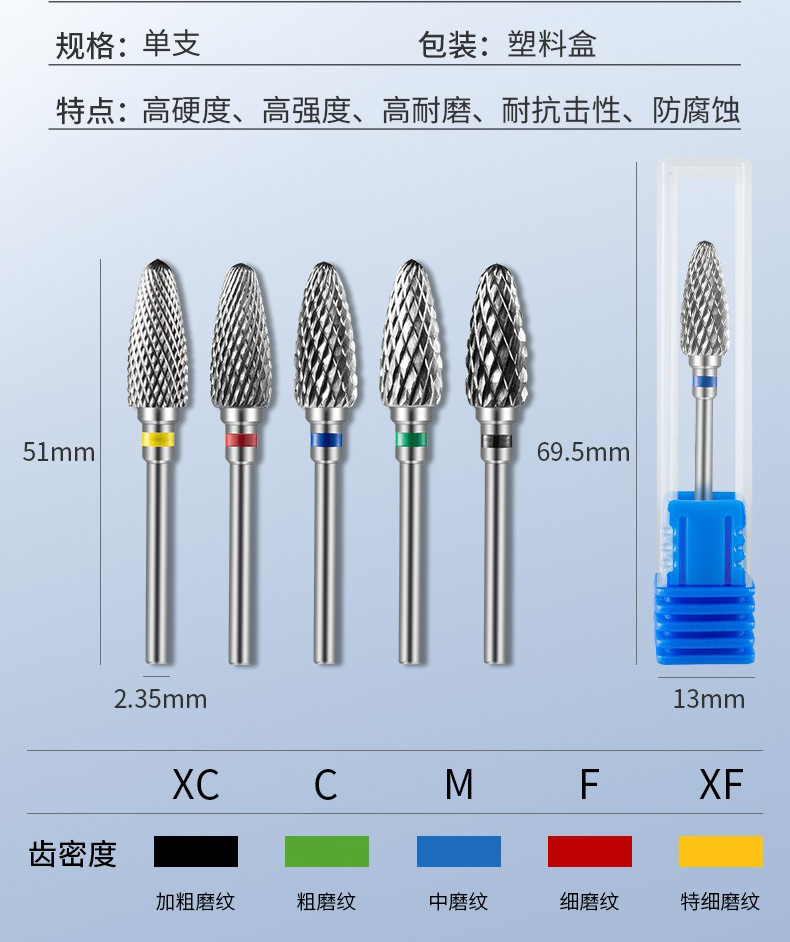 nail polishing head alloy tungsten steel polishing head removal and manicure tool