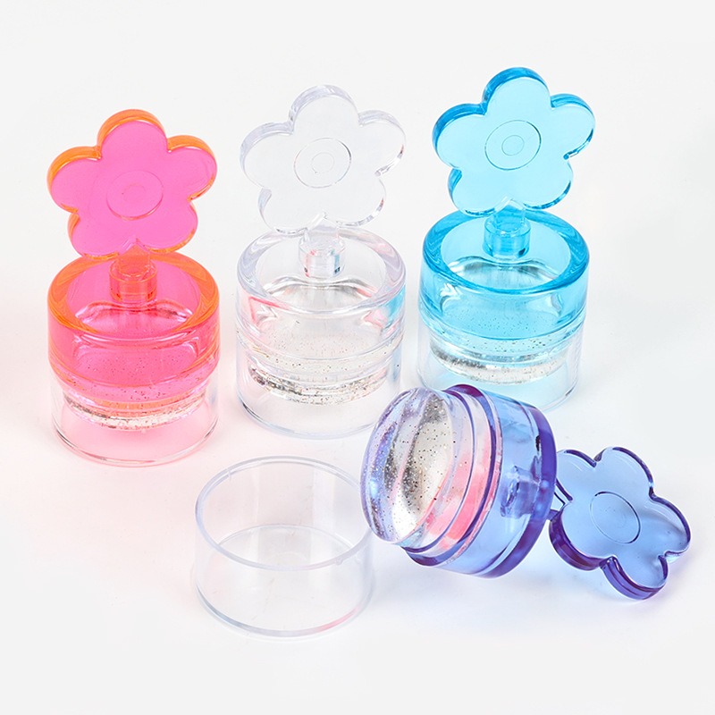 silicone seal set transparent crystal seal printing transparent head french seal tool