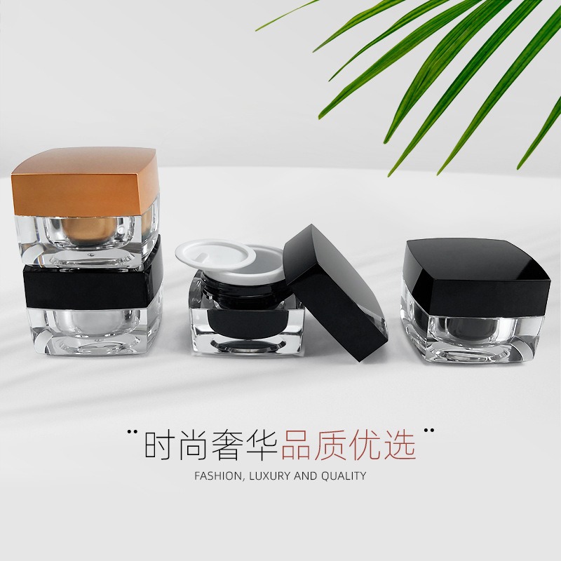 10g 15g square bottle] acrylic nail gel bottle cosmetics