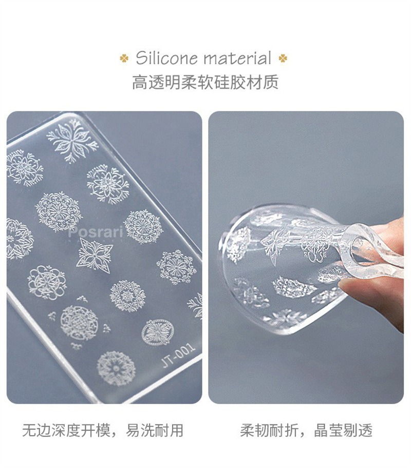 nail 3d relief silicone carving mold snowflake lace butterfly dropping glue mold