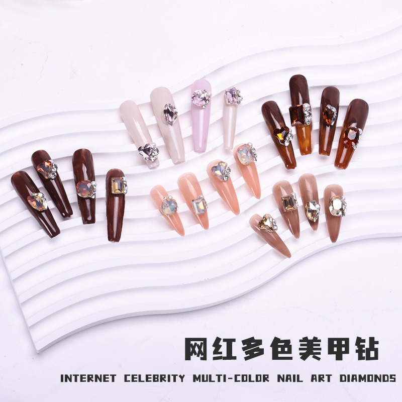 nail accessories, crystal diamond, light luxury nail diamonds