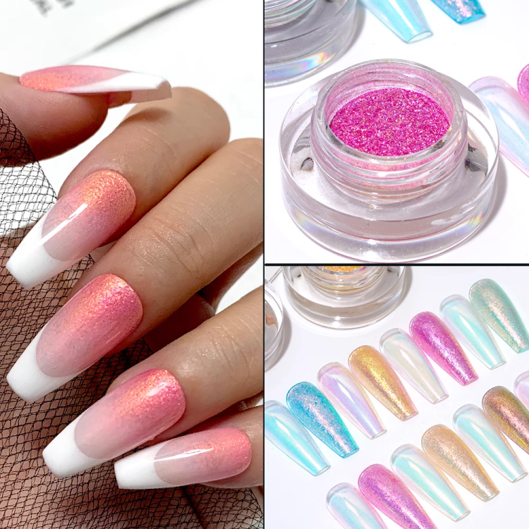 fairy powder aurora new product nail glue resistant solvent