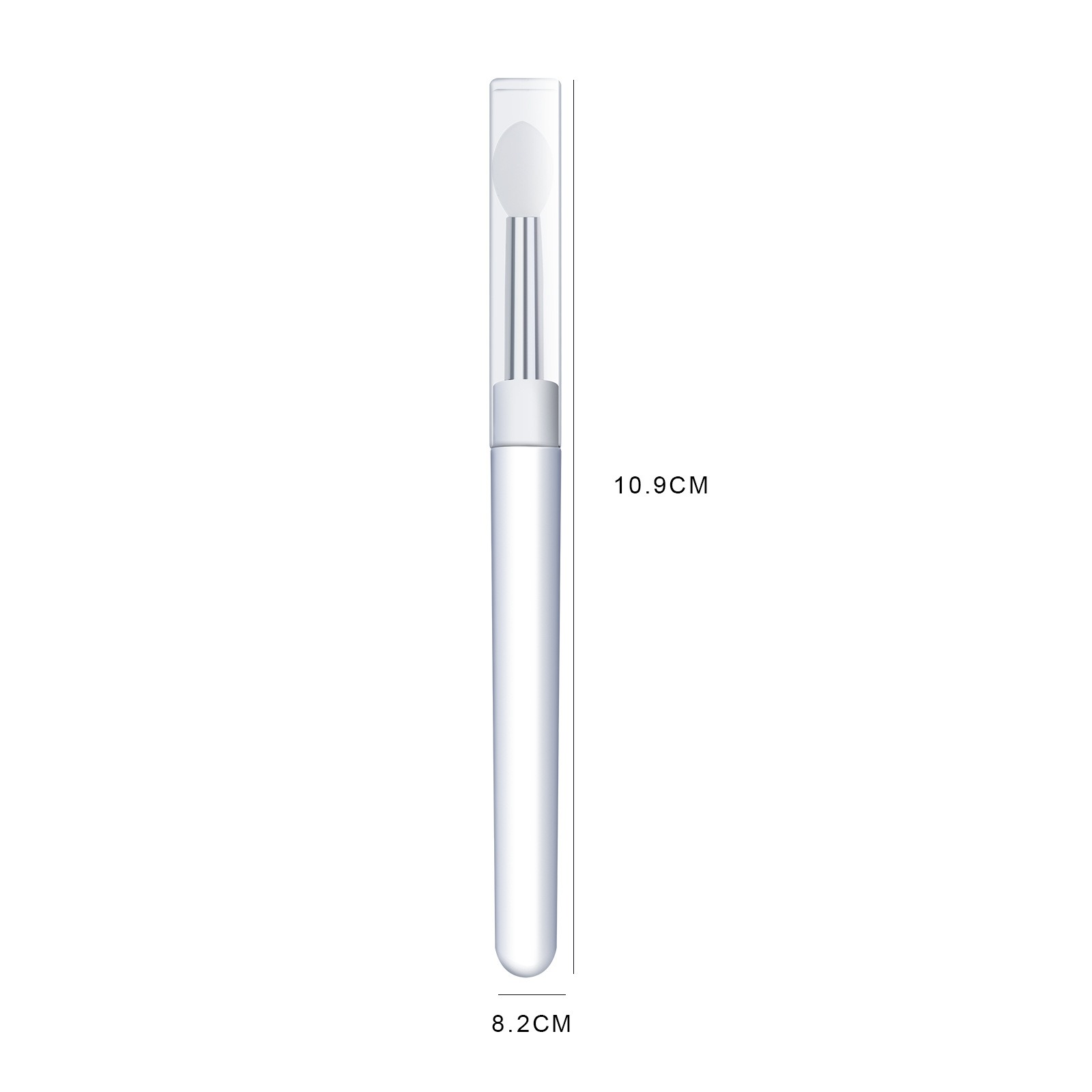 transparent silicone nail stick magic mirror powder applicator eye shadow multi-function brush