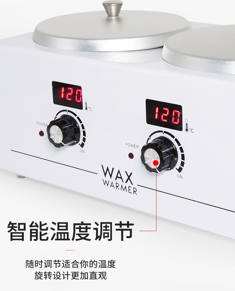 2024 double furnace wax beauty salon hand and foot hair removal heater