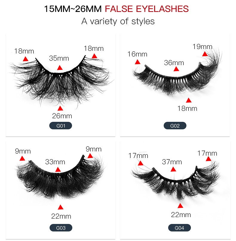 thick eyelashes 8d explosion curled fluffy false eyelashes with multiple layers of slender cross