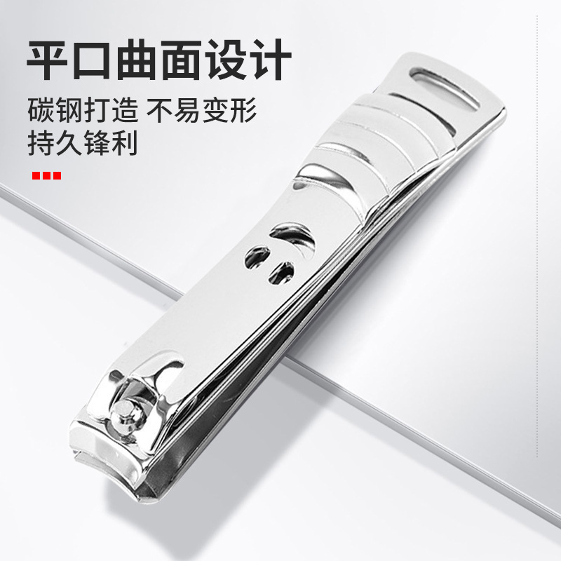 carbon steel nail clippers, single portable large nail clippers, household rotary nail clipper with