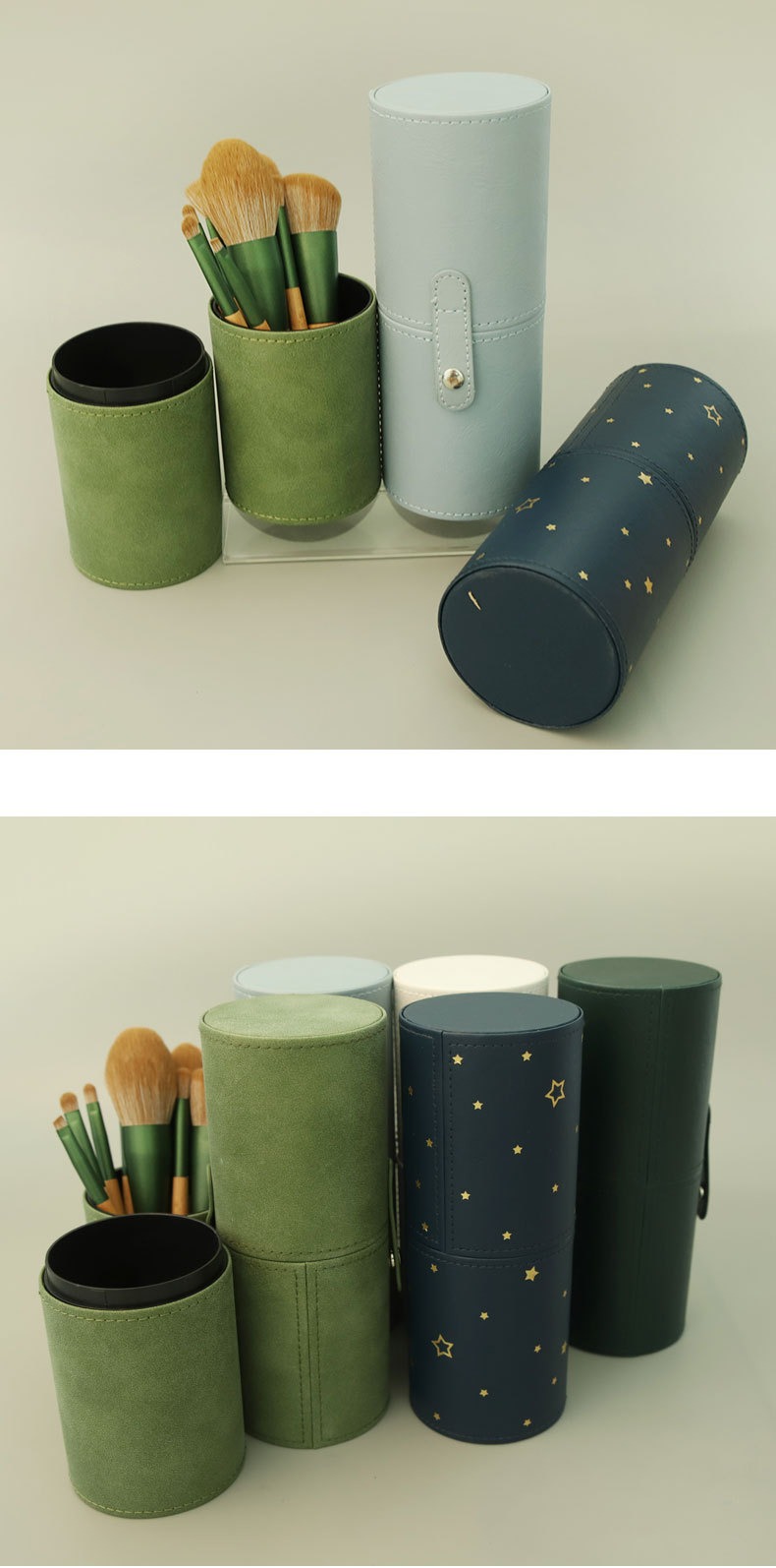 portable makeup brush holder