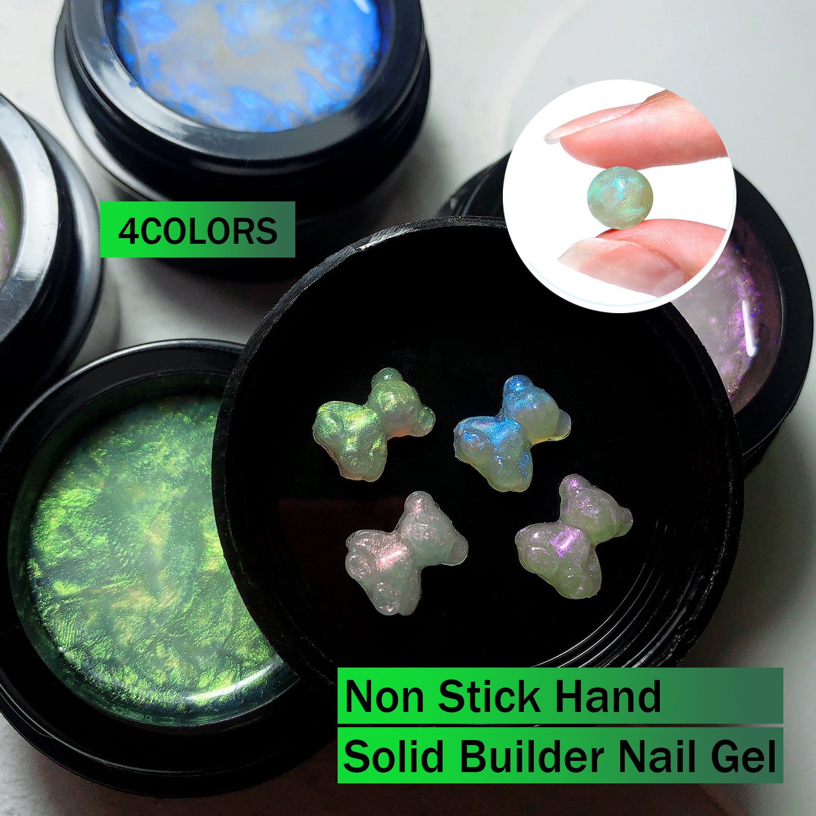 nail non stick aurora extender pinch glue shapeable phototherapy nail gel