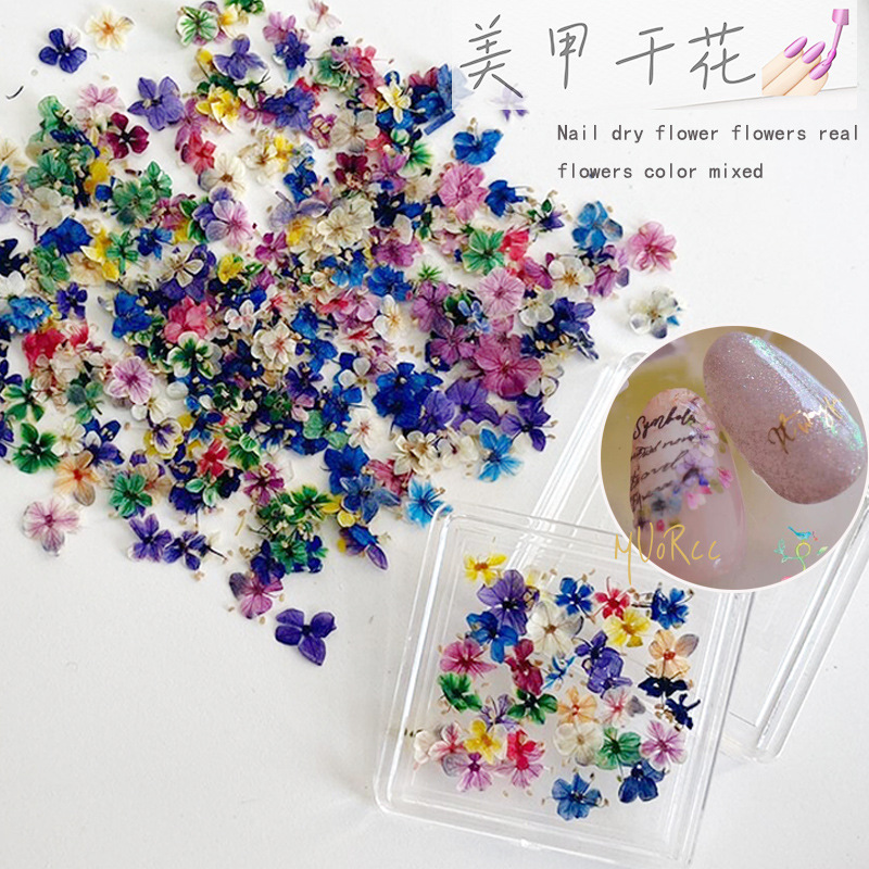 colored petal lace flower nail decoration accessories for nail salons