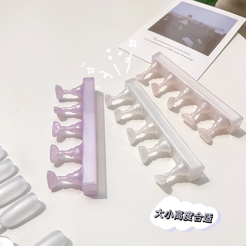 2024 new nail jelly with magnet nail rest, nail practice finger holder