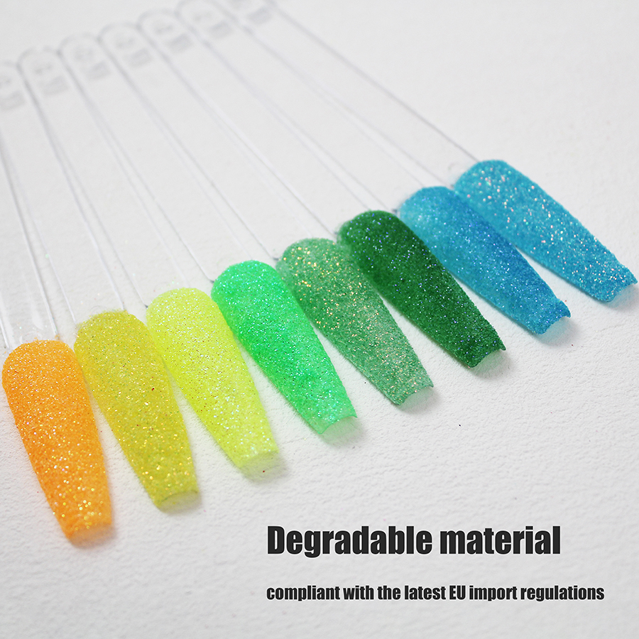 2024 nail art sparkling degradable glitter