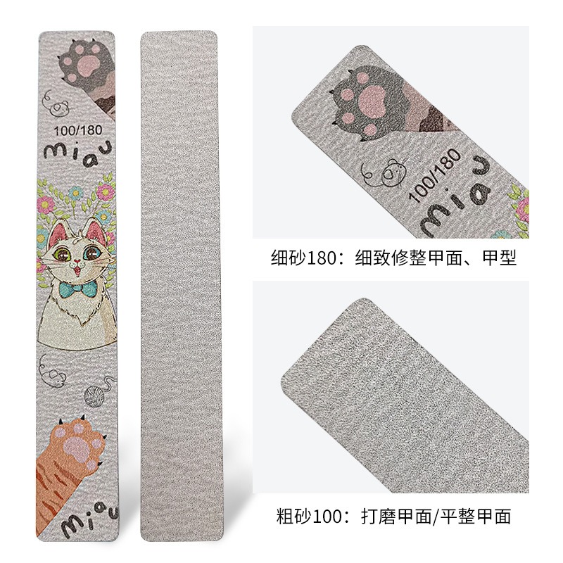 high quality nail files for nail technicians, sponge for nail polishing, wear-resistant and non sand