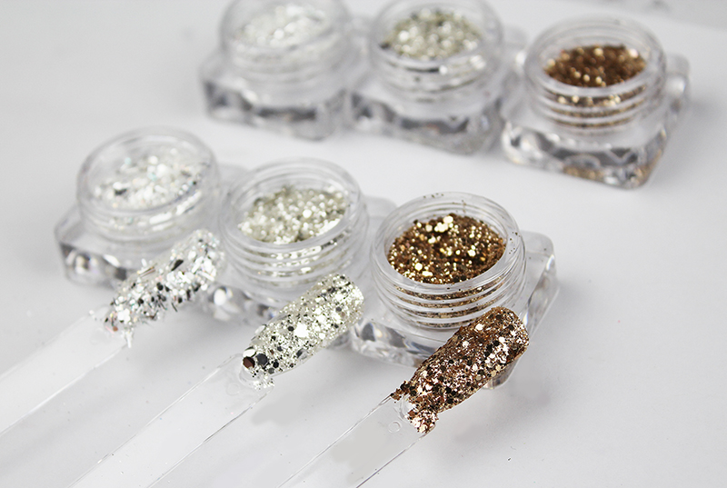 bullion nail glitter(6pcs/set)