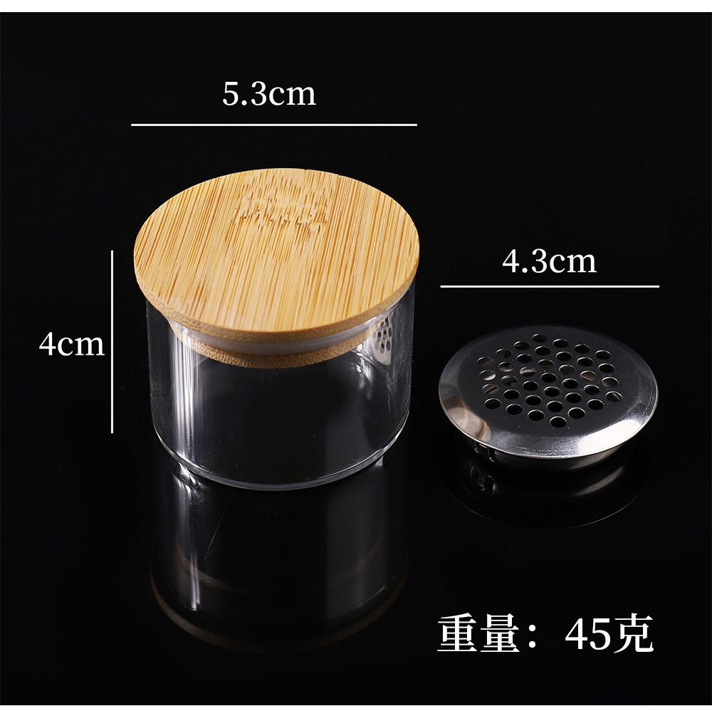 thickened glass wash pen crystal nail cup with stainless steel mesh filter