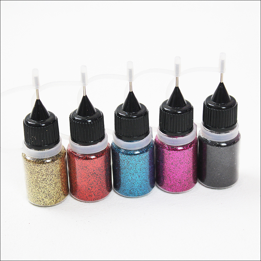 nail art biodegradable glitter powder(bottled)