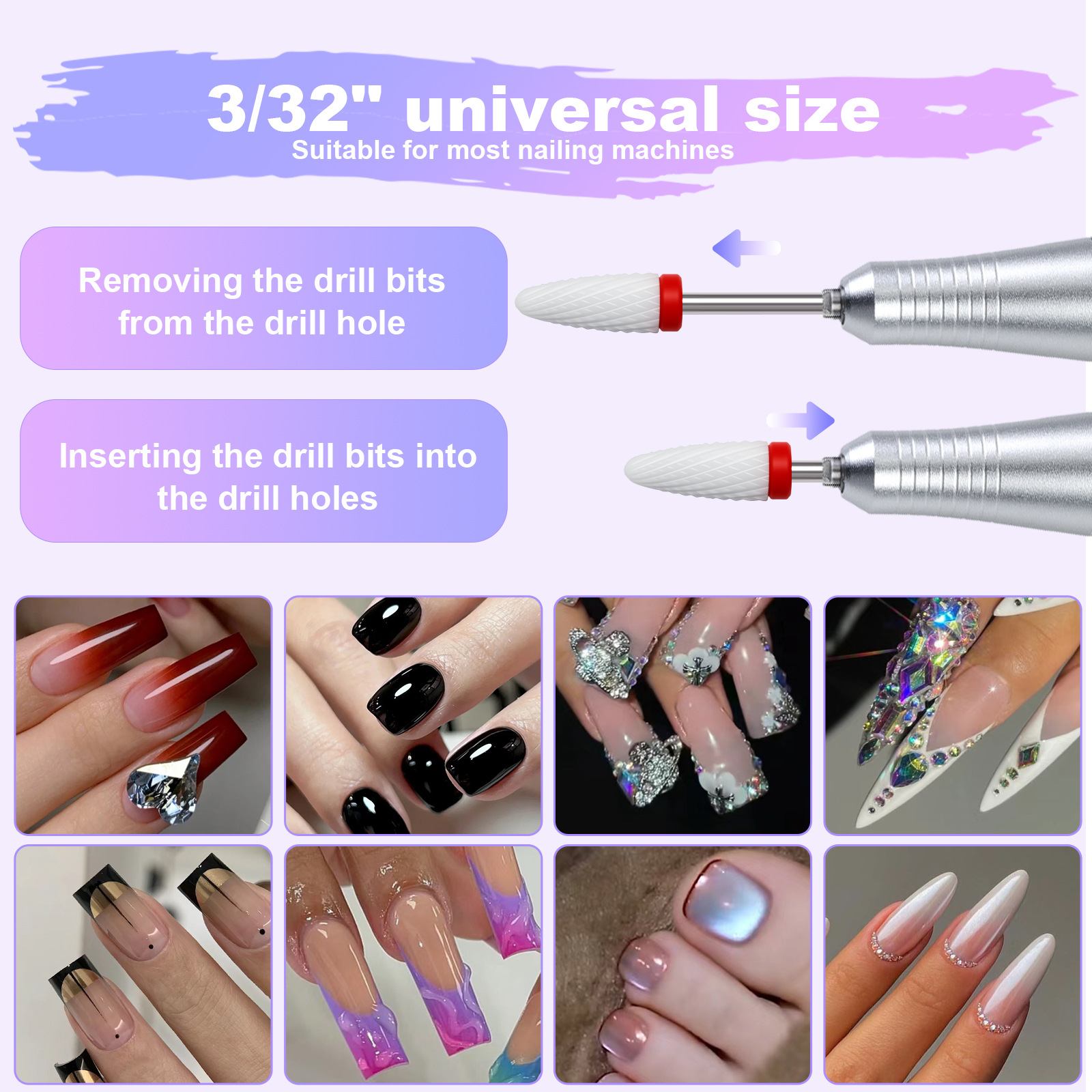 nail polishing head tool alloy tungsten steel ceramic nail polishing head set
