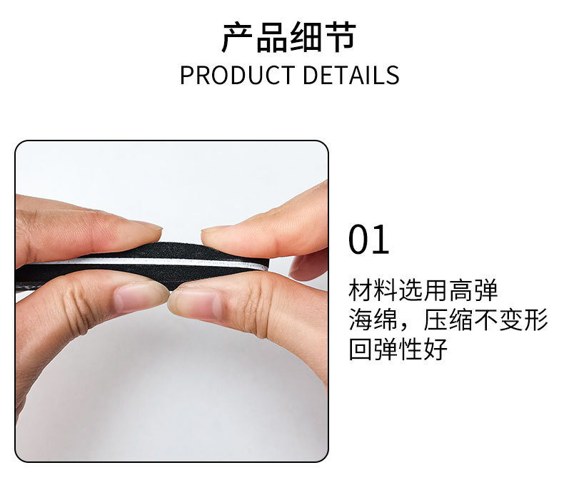 high quality sponge filing strip, compact mini water washed sand strip, polished nail surface