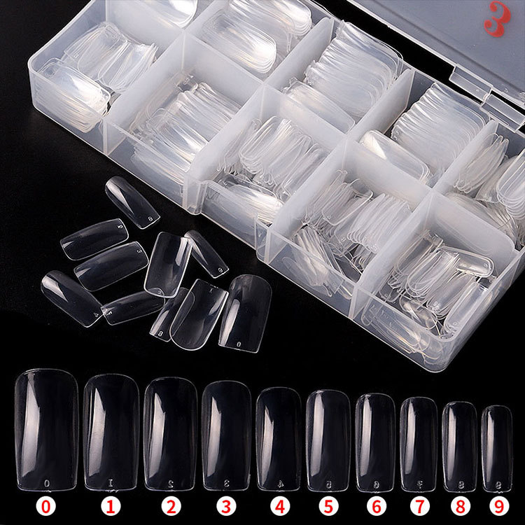 500pcs/boxs nail tips, french manicure tips, half/full cover fake nails