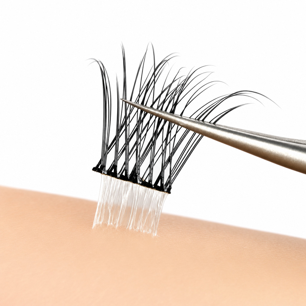self adhesive eyelash clusters non adhesive false eyelash wholesale factory